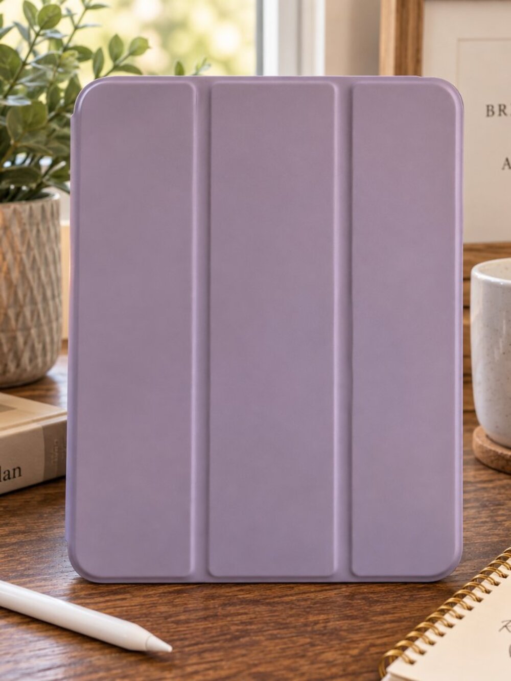 iMieet iPad Mini 6 Case 8.3" Clove Purple Smart Cover New